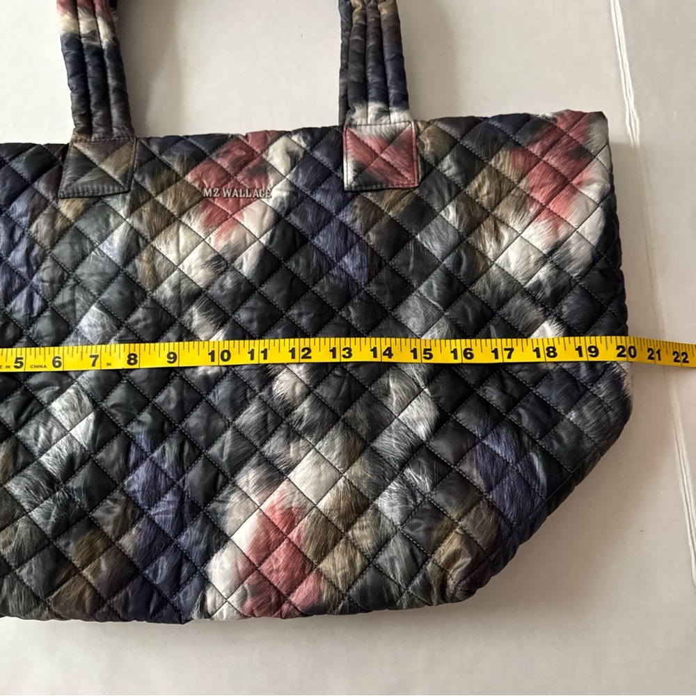 MZ Wallace Medium Fur Printed Metro Tote Deluxe Bag - Picture 4 of 16